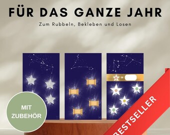 Year-long challenge "Zodiac Sign" • Scratch-off, lottery, and star-point game • 12 savings challenges in a set • Savings challenge, cash stuffing template