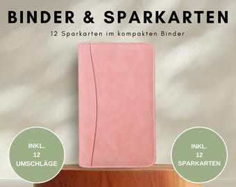 Year-long challenge in a luxury binder • Savings challenge set • Budget planner • Cash stuffing • Saving money • Financial freedom