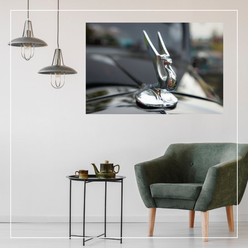 Pegasus Hood Ornament Classic Car Fine Art Digital Download Print