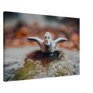 Canvas - Vintage Hood Ornament – Oversized Canvas Gallery Print (36” x 24”)