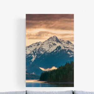 Alaska Mountain Range Sitka Landscape Nature Photography Print