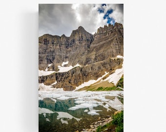Iceberg Lake Glacier National Park Montana Landscape Photography Print