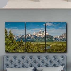 Snake River Overlook Grand Teton National Park Landschaft Naturfotografie