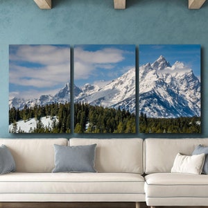 Grand Teton Nationalpark Winter Berglandschaft Fotografie