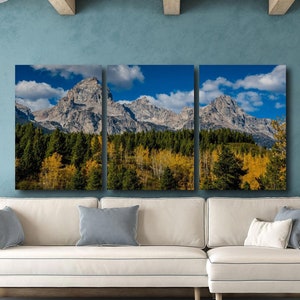 Taggertsweg im Herbst, Grand Teton National Park- Landschaft Naturfotografie