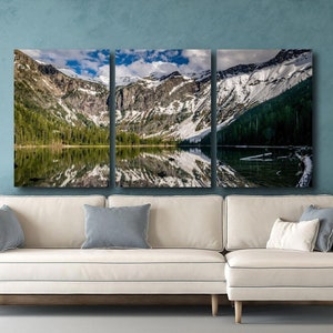 Glace-Nationalpark Montana Avalanche Lake Landschaftsfotografie Druck