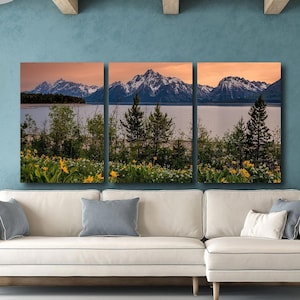 Wildblumen bei Colter Bay Landschaftsfotografie Grand Teton National Park