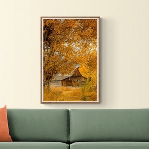 Moulton Barn in Autumn Grand Teton National Park Landscape Photography