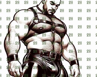 Archivo digital del paquete de 5 Leather Daddy - Enviar