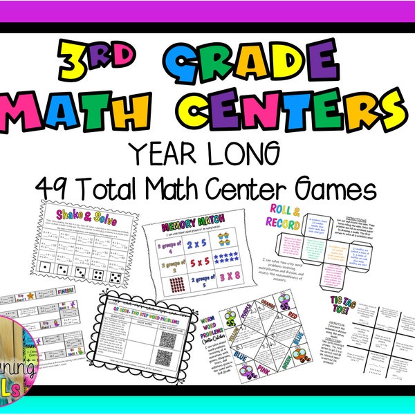 Math Center - Etsy