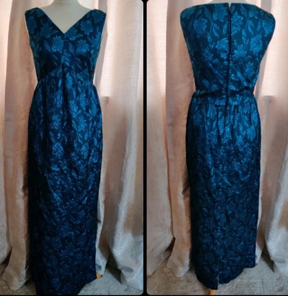 Vintage 60s Evening Dress in Stunning  Lightweigh… - image 1