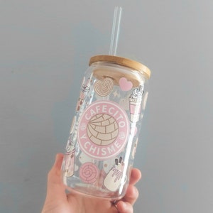 Cafecito y Chisme Concha Heart Straw Topper – ceciscraftyshop