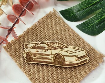 Japanse klassieke MR2 JDM drift Legend Sportwagens Hout Koelkastmagneet klassieke Japanse sportwagen