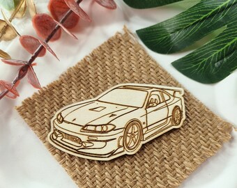 Japanse legende S15 Silvia 180sx 200sx 240sx si180 Klassieke auto Vinyl Stickers en Hout Koelkastmagneet JDM Drift Legend Sportwagens