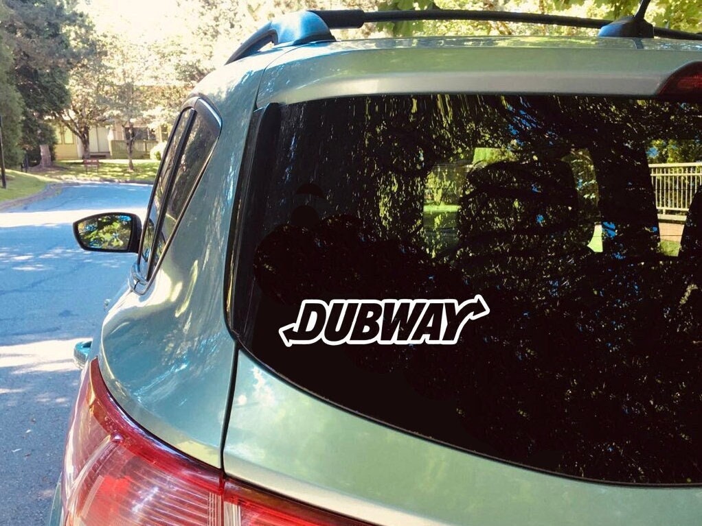 DUBWAY Vinyl Decal For German Car Fans Dub Fans