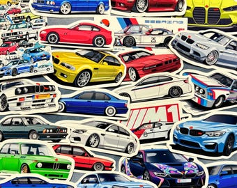 23 st Vinyl Stickers voor M power cars M3 M5 M6 X5M Z3M Z4M 2002ti M1 M2 i8 Duitse Legend Sportwagen