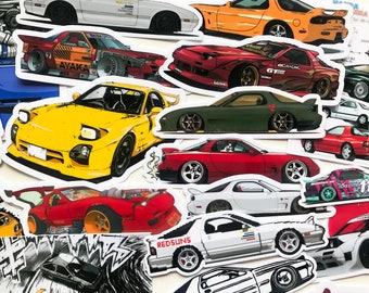 以下が含まれることがあります： 様々なメーカーとモデルの車を特徴とする、カラフルな車のステッカーのコレクション。ステッカーは白い紙に印刷されており、光沢のある仕上げになっています。ステッカーは、漫画風のイラスト、写実的な描写、抽象的なデザインなど、さまざまなデザインを特徴としています。ステッカーは、ラップトップ、水筒、スケートボード、その他の表面に個性を加えるのに最適です。