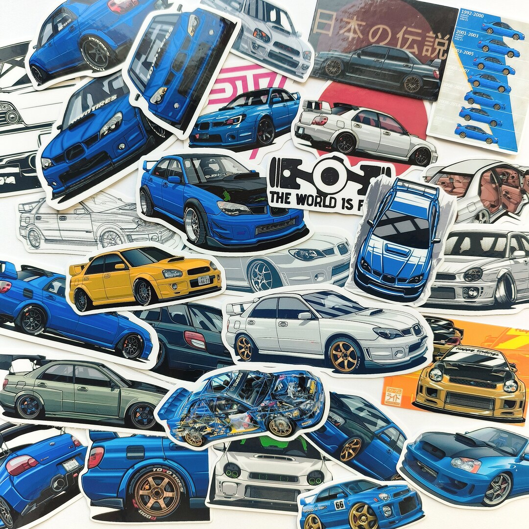29pc JDM Rally Legend Second Generation GD Impreza WRX Sti S202 S203 ...