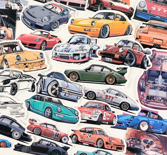 ポルシェ　911 930 993 964 996 997 ボディカバー 新品 Set of 6 Posters 24x36\" - 930, 964, 993, 996, 997, 991 - Etsy UK