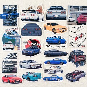 20 st JDM Legend Skyline GTR32 BNR32 vinylklistermärken JDM Legend sportbilar bild 3