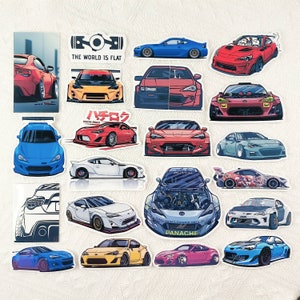 21pc Classic GT86 BRZ FR-S Vinyl Stickers JDM drift Legend Sports Cars Stickers