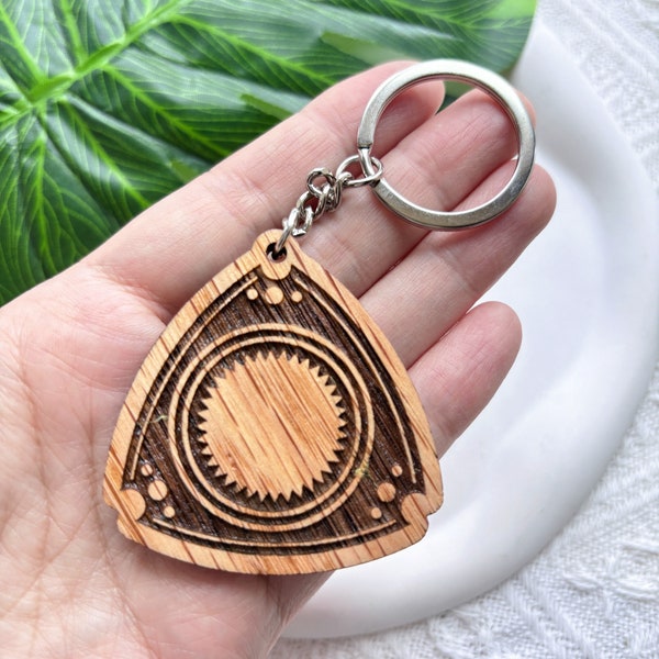 Wankel Rotary Engine Solid Oak Wood Keychain Bag Pendant Laser Engraved Wood Art For RX7 RX8 JDM Fans With Option of Personal text