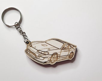 Aangepast sms-bericht Lasergegraveerd multiplex Skyline S15 Silvia sleutelhanger tashanger en vinylstickers Voor JDM-fans JDM-driftlegende