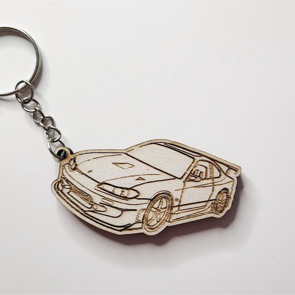 Custom text message Laser engraved plywood Skyline S15 Silvia Keychain bag pendant and Vinyl Stickers For JDM fans JDM drift legend