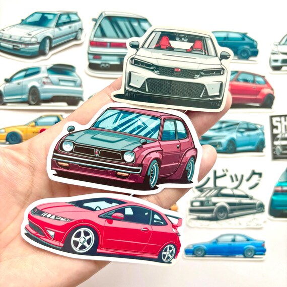 21枚入り クラシック日本車 シビック RS SB EF EG EK FD SIR VTI EG4