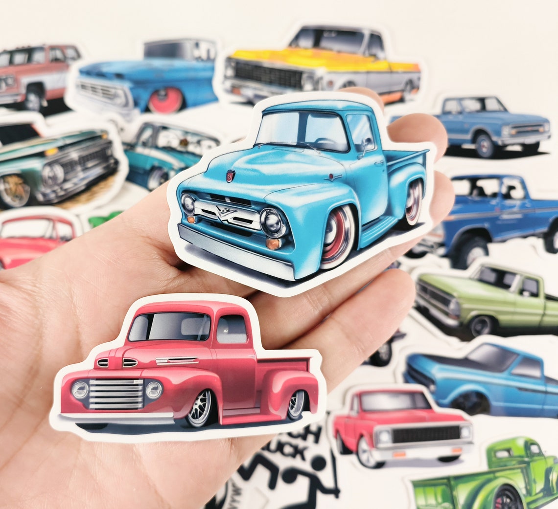 23 Classic American Pickup Trucks F-series C/K Cheyenne 3100 Vinyl ...