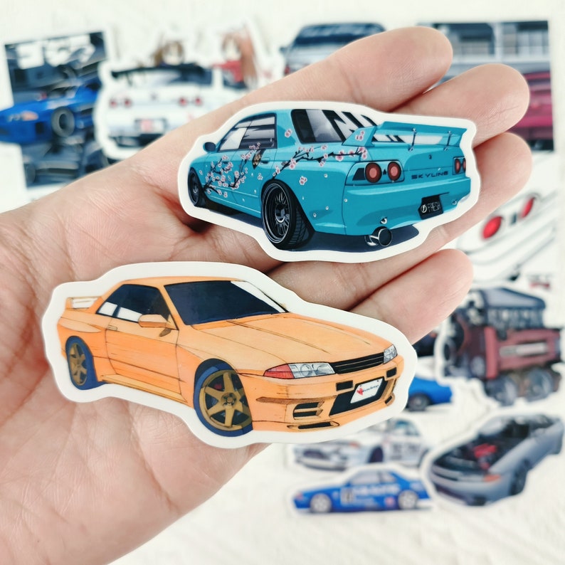 20 st JDM Legend Skyline GTR32 BNR32 vinylklistermärken JDM Legend sportbilar bild 6