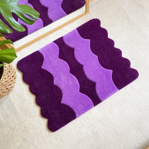 Hand Tufted Fluffy Rug / Custom Rug, Soft & Aesthetic, Handmade Rug, Colorful Rug, Tuft Rug
