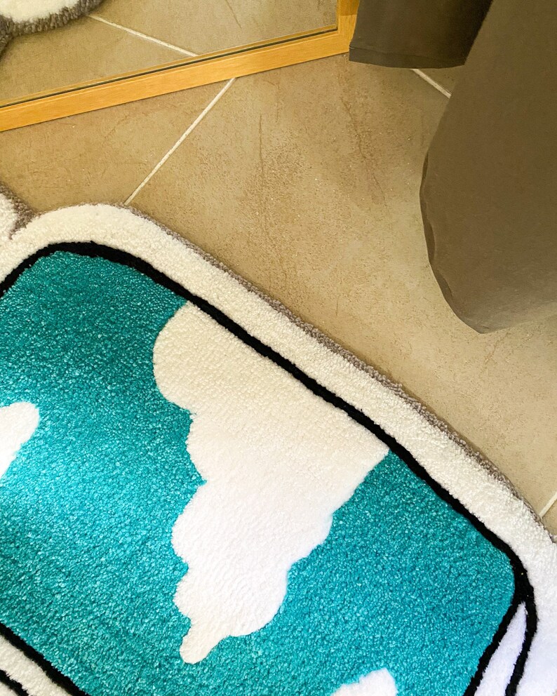 Fluffy Tuft Rug Exit / 100 Handmade Soft and Aesthetic Etsy