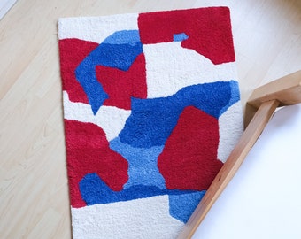 Biologisch katoen getuft tapijt / Home Decor / 100% handgemaakte aangepaste