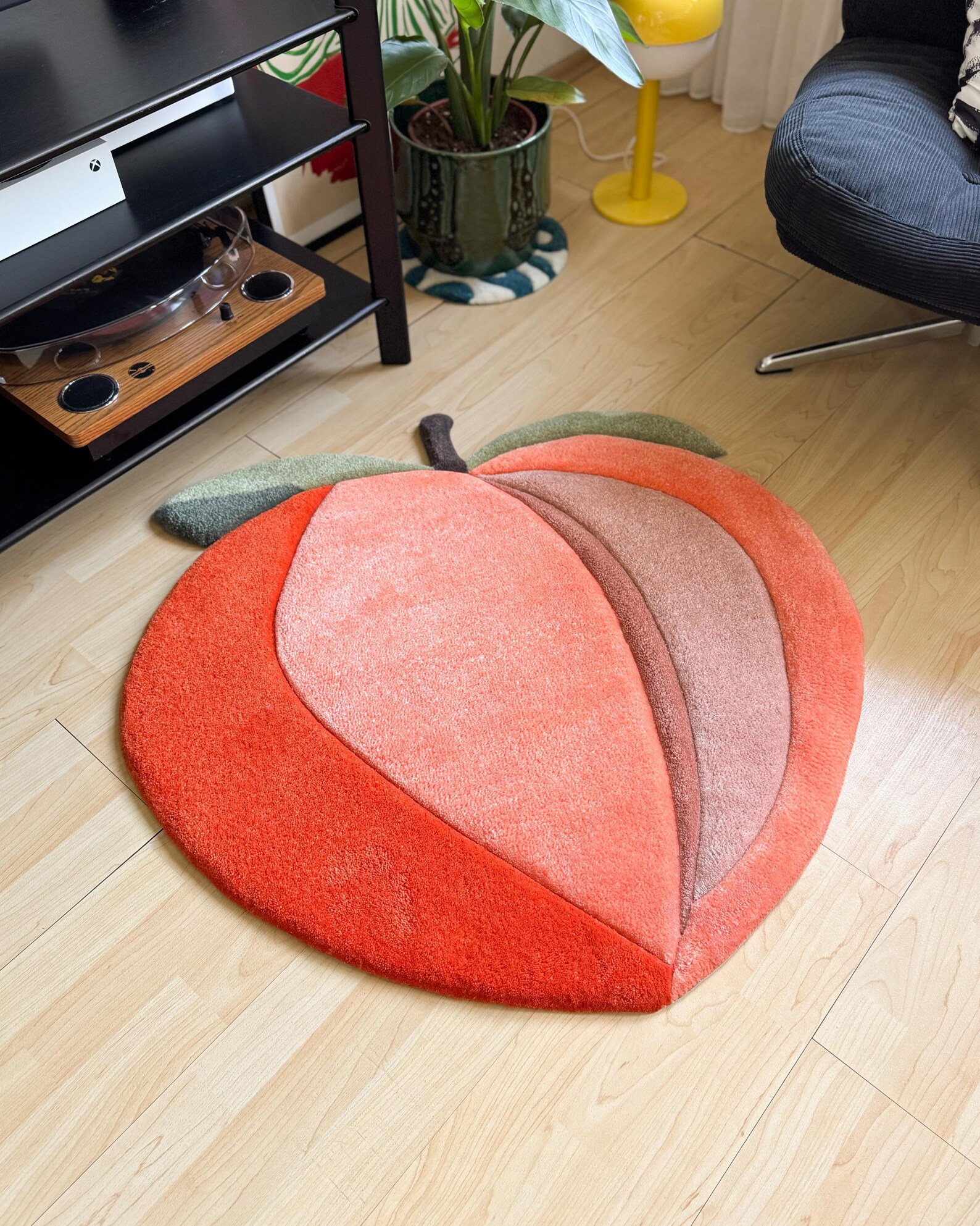 Peachy Rustic Rug Peachy Hand Tufted Rug / Custom Rug, Fluffy & Soft, Handmade Tufted ...