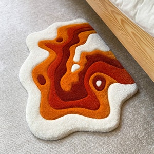 Balcanic Rug Volcanic Tufted Rug / Custom Rug, Handmade Rug, Soft & Fluffy ...