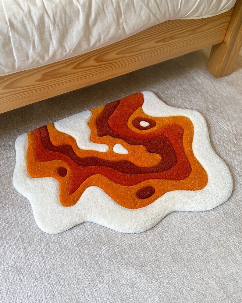Volcanic Tufted Rug / Custom Rug, Handmade Rug, Soft & Fluffy ...