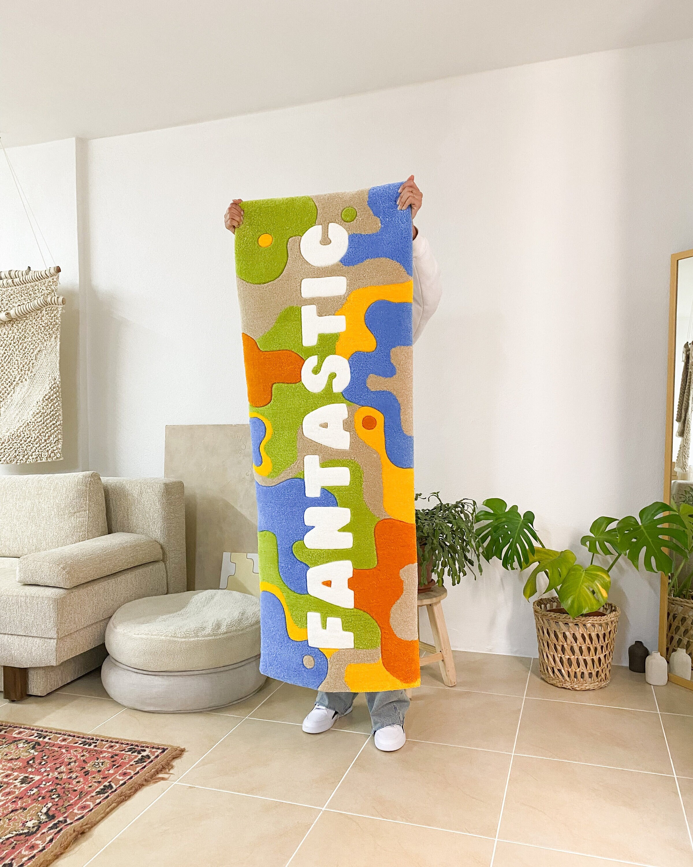 Funnt Rug Custom Hand Tufted Rug / Funny Rug, Soft and Aesthetic, Personalized ...