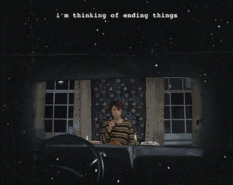 I'm Thinking of Ending Things | Charlie Kaufman | Jessie Buckley | Jesse Plemons | Custom Movie Poster | Retro Movie Poster | Wall Art Print