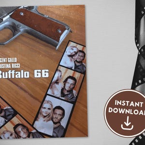 Buffalo &#39;66 | Vincent Gallo | Christina Ricci | Custom Movie Poster | Retro Movie Poster | Wall Art Print