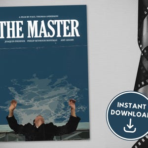 The Master | Paul Thomas Anderson | Joaquin Phoenix | Philip Seymour Hoffman | Custom Movie Poster | Retro Movie Poster | Wall Art Print