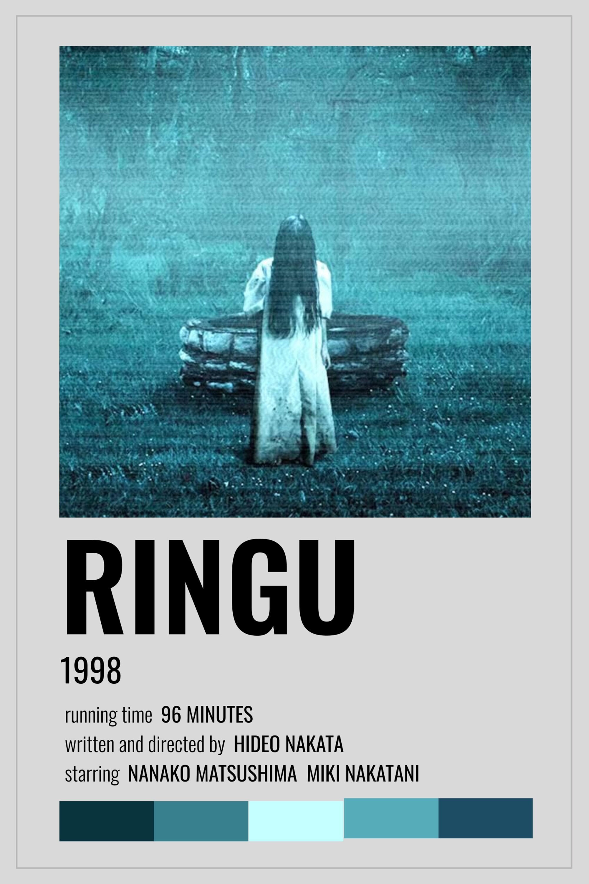 Ringu Hideo Nakata Polaroid Movie Poster Minimalist Movie Poster Retro Movie Poster Wall Art Print Etsy
