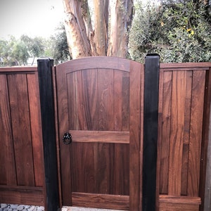 Custom Hardwood Entryway Gate