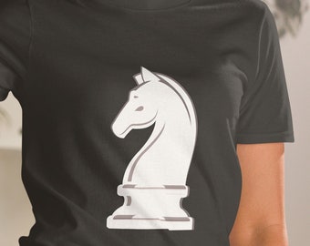 Scacco matto con stile: T-shirt Knight Chess Piece - T-shirt unisex a maniche corte