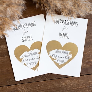 Gratta e vinci personalizzato Madrina Chiedi al padrino Annuncia la gravidanza Vuoi essere la mia madrina Carta Gratta e vinci oro