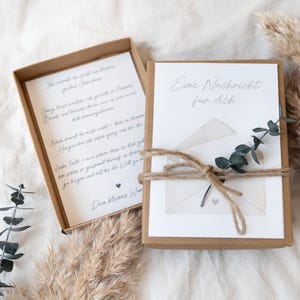 Schwangerschaft verkünden Babybrief an Oma Opa Tante Onkel Überraschung Geschenkbox Wir werden Eltern Babyankündigung du wirst Papa