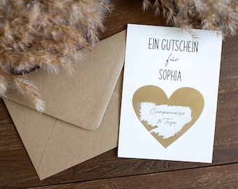 Personalized voucher scratch card for you birthday gift Mother's Day wife wedding gift Christmas gift girlfriend boyfriend