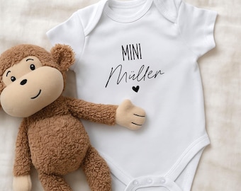 Du wirst Papa Mini Nachname Schwangerschaftsverkündung Baby Body Überraschungsbox schwanger kleine Überraschung für dich wir werden Eltern