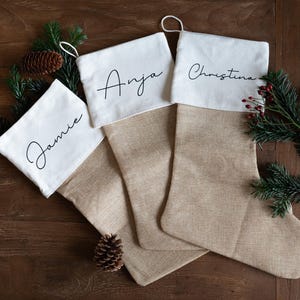Santa Claus boot personalized with name for hanging Christmas boot fireplace decoration Christmas gifts Santa socks Christmas stocking