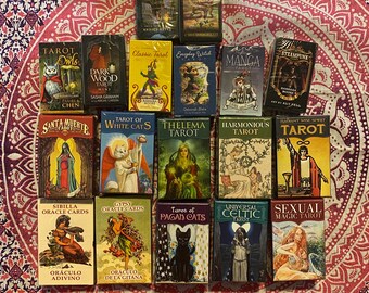 Mystery Tarot Card Deck Intuitively Chosen Tarot or Oracle Cards